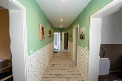 Grundriss der Unterkunft Ferienhaus mit Terrasse und Garten in Wandlitz