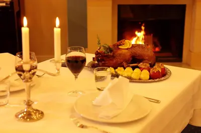 Essen im Hotel oder in der Nähe