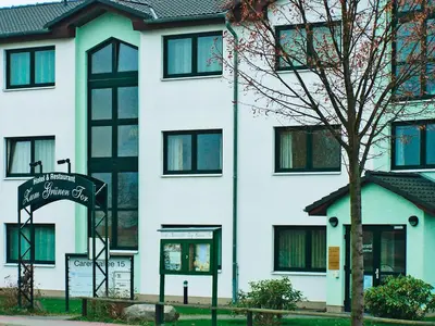 Das Gebäude in dem sich die Pension befindet
