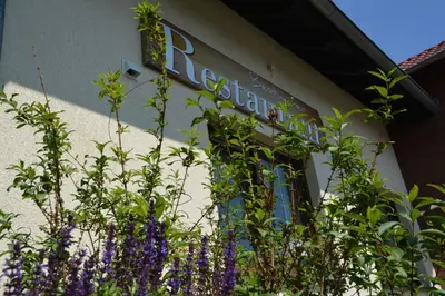 Ein Garten an der Unterkunft Bestwaner Hotel