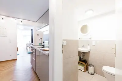 Ein Badezimmer in der Unterkunft DR Apartments Prenzlauer Berg