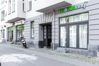 Das Gebäude in dem sich die Ferienwohnung befindet