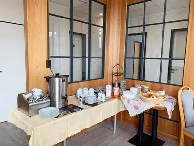 Kaffee-/Teezubehör in der Unterkunft Hotel Birkenwerder