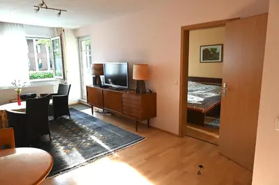 TV/Unterhaltungsangebot in der Unterkunft JoRe-FeWo in Bad Saarow, 50m bis zur Therme