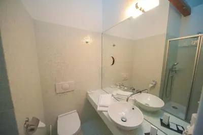 Ein Badezimmer in der Unterkunft Hotel zum Hofmaler