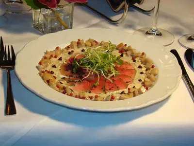 Essen in der Pension oder in der Nähe
