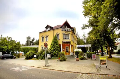 Das Gebäude in dem sich die Pension befindet