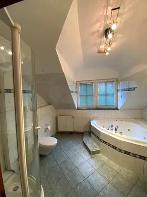 Ein Badezimmer in der Unterkunft Haus Belger