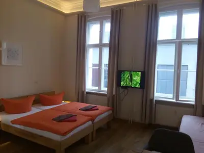 TV/Unterhaltungsangebot in der Unterkunft Apartmentpension am Stadtschloss