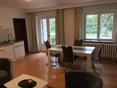 Küche/Küchenzeile in der Unterkunft Ferienhaus am Beetzsee