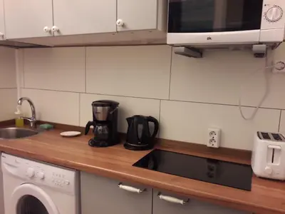 Küche/Küchenzeile in der Unterkunft K&S Apartments