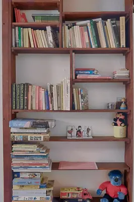 Die Bibliothek in der Ferienwohnung