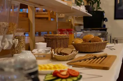 Essen in der Pension oder in der Nähe