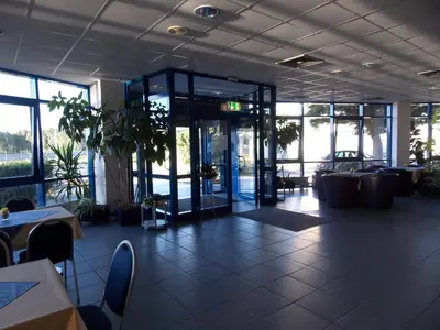 Ein Restaurant oder anderes Speiselokal in der Unterkunft Central-Hotel Eberswalde