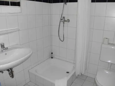Ein Badezimmer in der Unterkunft Central-Hotel Eberswalde