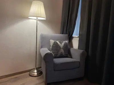 Ein Sitzbereich in der Unterkunft K&S Apartments
