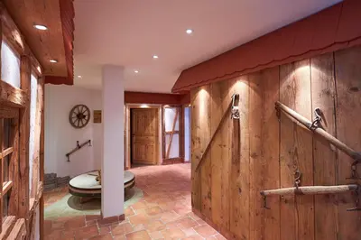 Ein Badezimmer in der Unterkunft Hotel Weiss