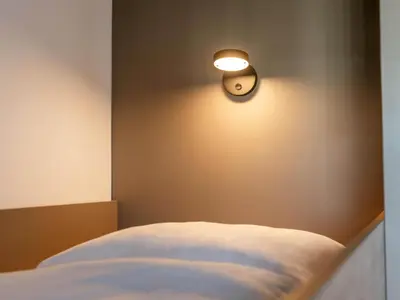 Ein Bett oder Betten in einem Zimmer der Unterkunft B&B HOTEL Berlin-Mitte