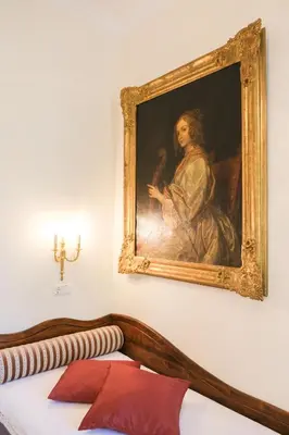 Ein Bett oder Betten in einem Zimmer der Unterkunft Hotel Rotdorn