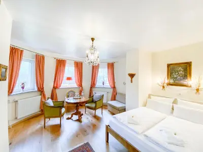 Ein Bett oder Betten in einem Zimmer der Unterkunft Hotel Rotdorn