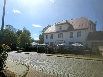 Das Gebäude in dem sich die Ferienwohnung befindet