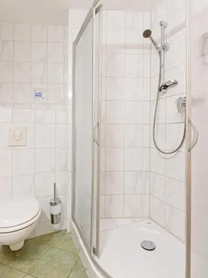 Ein Badezimmer in der Unterkunft Hotel Bohemia