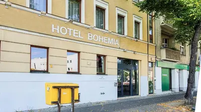 Das Gebäude in dem sich das Hotel befindet