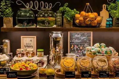 Essen im Hotel oder in der Nähe