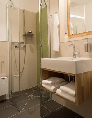 Ein Badezimmer in der Unterkunft Hotel Christophorus