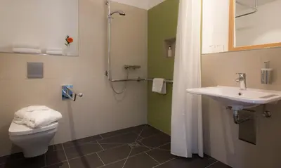 Ein Badezimmer in der Unterkunft Hotel Christophorus