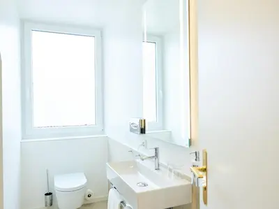 Ein Badezimmer in der Unterkunft Hotel Lindenufer