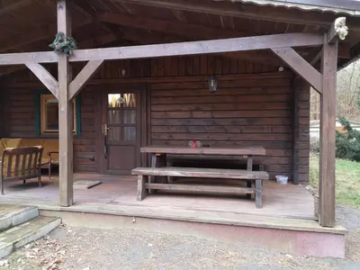 Grundriss der Unterkunft Ferienhaus Waldhütte Ferch