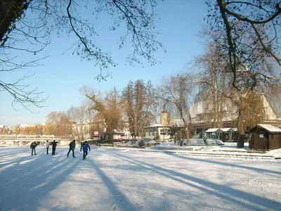 Ferienwohnung Hainbuche Lübben im Spreewald im Winter