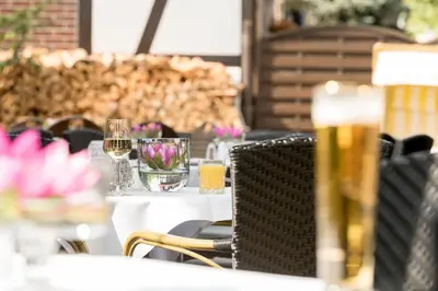 Getränke in der Unterkunft Hotel Linther Hof