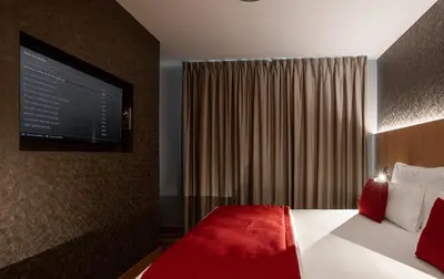 Ein Bett oder Betten in einem Zimmer der Unterkunft Ocak Hotel