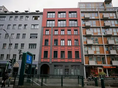 Das Gebäude in dem sich das Hotel befindet