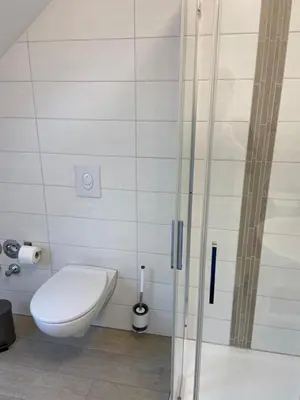 Ein Badezimmer in der Unterkunft WG Ragöser Wasserrad