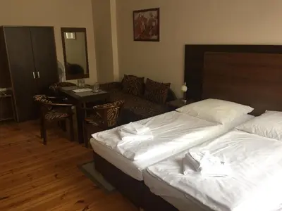 Ein Bett oder Betten in einem Zimmer der Unterkunft Pension Classic