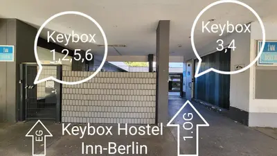 Grundriss der Unterkunft Hostel Inn-Berlin