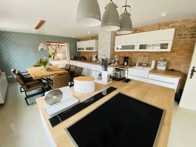 Küche/Küchenzeile in der Unterkunft Loft im Herzen der Stadt