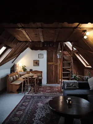 Ein Sitzbereich in der Unterkunft Guesthouse with 3 apartments, just outside Berlin, near to Tesla