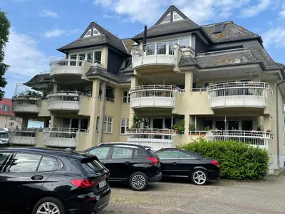 Das Gebäude in dem sich die Ferienwohnung befindet