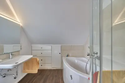 Ein Badezimmer in der Unterkunft Ferienwohnung Neukölln