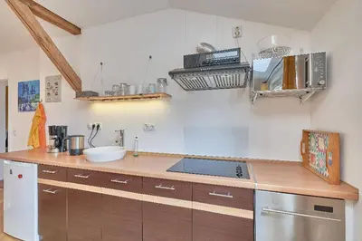 Küche/Küchenzeile in der Unterkunft Ferienwohnung Neukölln