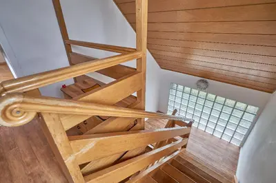 Ein Etagenbett oder Etagenbetten in einem Zimmer der Unterkunft Ferienwohnung Neukölln