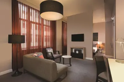 TV/Unterhaltungsangebot in der Unterkunft Adina Apartment Hotel Berlin Checkpoint Charlie