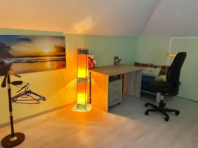 Grundriss der Unterkunft Ferienhaus Fichtenwalde, 160m², 3 SZ, 2 Bäder, bis 6 Personen, Garten, VDSL