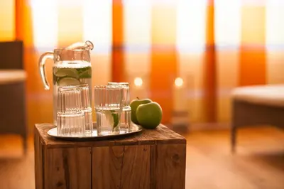 Getränke in der Unterkunft Hotel Barnimer Hof