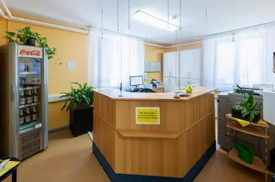 Lobby/Rezeption in der Unterkunft Pension Schwalbenweg