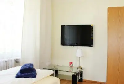 TV/Unterhaltungsangebot in der Unterkunft Apartment-Hotel-Dahlem